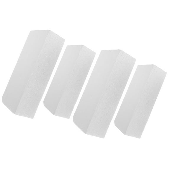 Masteelf 4Pcs White Foam Blocks for Crafts Decoration Lightweight DIY Painting and Sculpting Foam Cubes