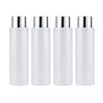 Masteelf 4pcs 200ml Refillable Empty Plastic Toner Bottle PET Dispenser