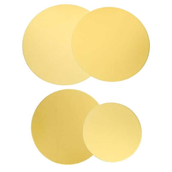 Masteelf 4pcs Cake Display Bases Mousse Cake Base Suitable for Cake Decoration and Wedding Cake Stand Baking Tools Ideal for Home Baking