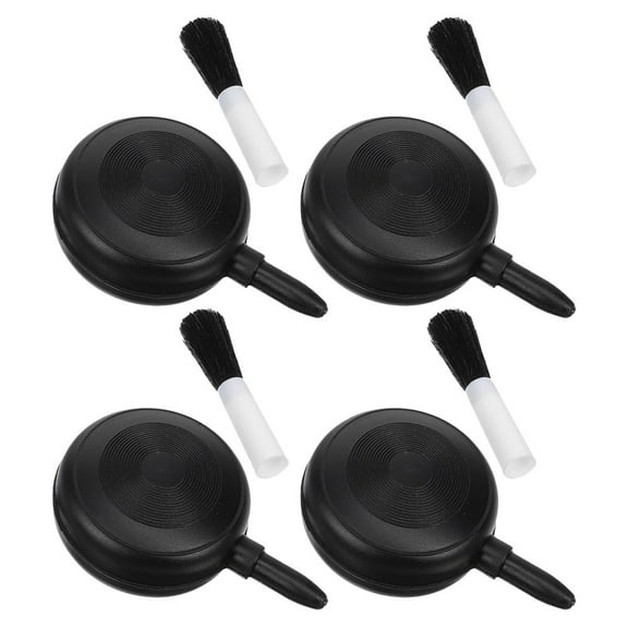 4-Piece Camera Lens Cleaning Kit with Blower, Soft Brush, Microfiber Cloth, and Dust Removal Tools for Optical Equipment