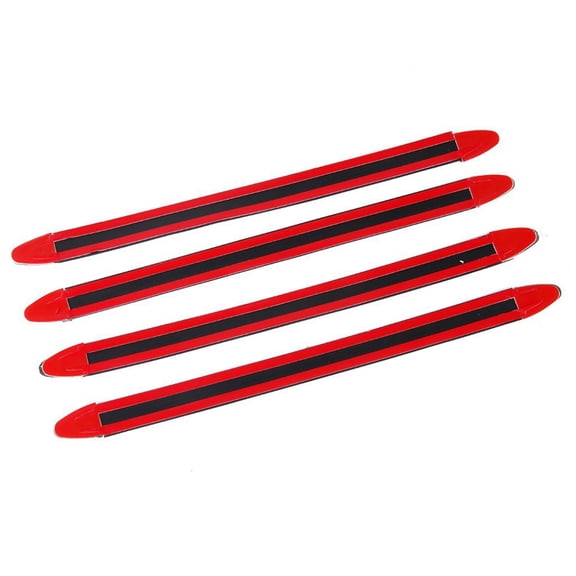 HEATSHAKING bumper protector Car Bumper Guard Protectors Rubber 4Set