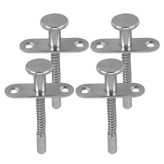 Masteelf 4pcs Crib Spring Latch Pin Spring Latch Plunger Spring Pin Furniture Replacement Latch Parts Birdcage Crib Accessory Parts Baby Bed Fastening Fittings