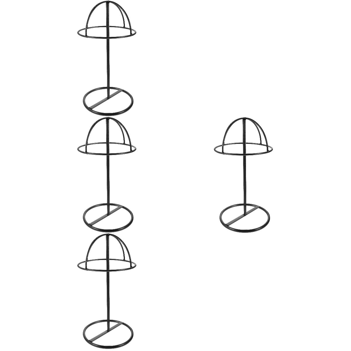 Masteelf 4pcs Dome Shaped Hat Display Stand Sturdy Iron Hat Rack ...