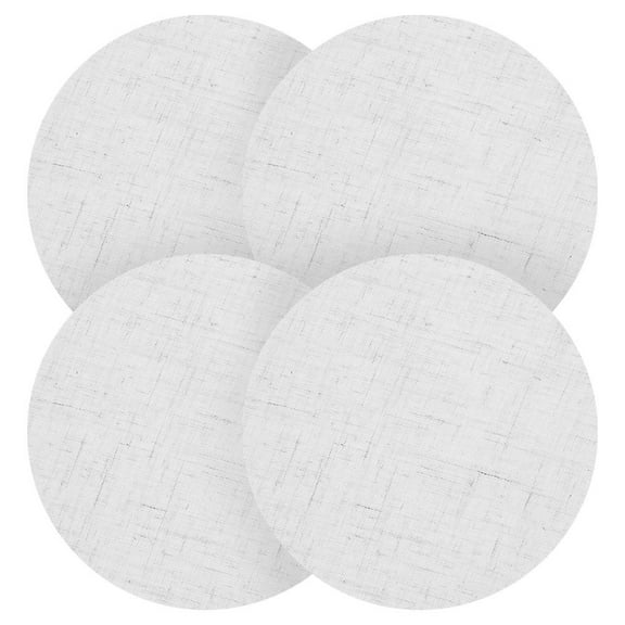 Masteelf 4pcs Drum Lampshade Diffuser Set Center Round Diffuser For Ceiling Light Shades Led Light Diffuser For Pendants Cloth Material For Modern Home Decor