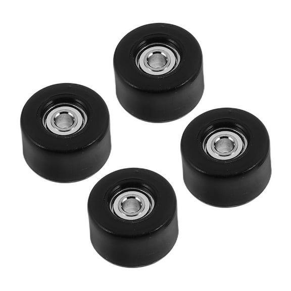 Masteelf 4pcs Finger Skateboard Wheels With Bearings Finger Skateboard Professional Wheel Practical Wheel Skateboard Wheel Reusable Wheels