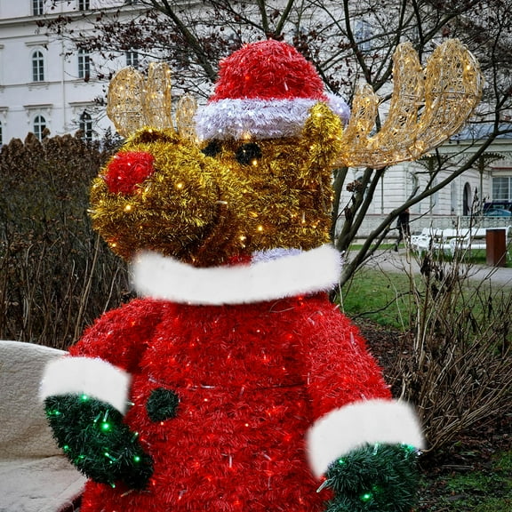 Masteelf 4pcs Fluffy Faux Fur Strips Fabric Craft Realistic Artificial Fur Faux Fur Ribbon Trim For Clothes Diy Artificial Faux Fur Trim Ornament