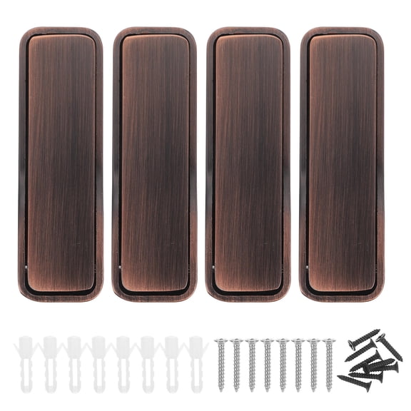 Masteelf 4pcs Folding Hideaway Coat Hooks Heavy Duty Wall Folding Clothes Hanger Invisible Wall Mounted Coat Hangers Space-Saving Metal Hooks