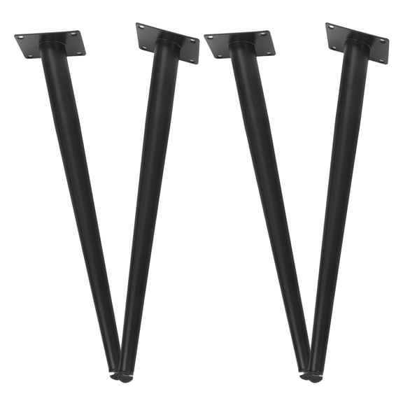 OFFIGAM Offigam 4pcs Tapered Iron Legs for Mid Century Modern Tables