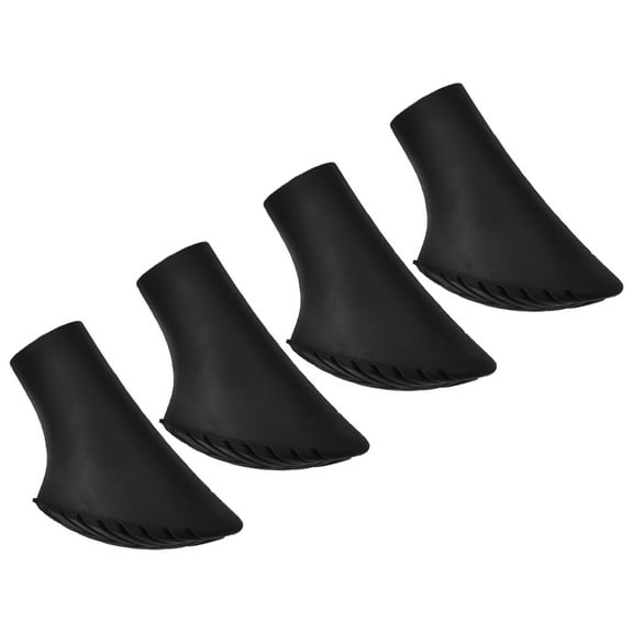 Masteelf 4pcs Hiking Pole Tips Replacement Silicone Non-Slip Walking Stick Support Tip Heavy Duty Cane Covers For Walking Cane Trekking Pole Tips Pad