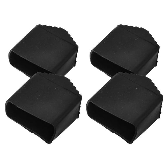 Masteelf 4pcs Ladder Feet Rubber Pads Anti-slip Foot Covers Anti-skid Feet Standoff Protective Covers Easy Installation Rubber Ladder Leg Caps