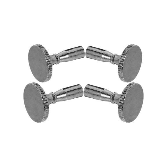 Masteelf 4pcs Lamp Turn On/Off Switch Knobs Replacement Copper Lamp Switch Turner For Chandeliers Wall Table Lamps Black