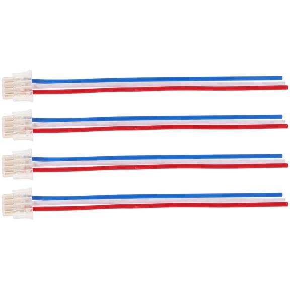 Masteelf 4pcs Motorcycle LED Lights Wiring Harness Kit Copper Automotive Light Switch Button Connector Kit For Easy Setup And Enhanced Lighting Efficiency