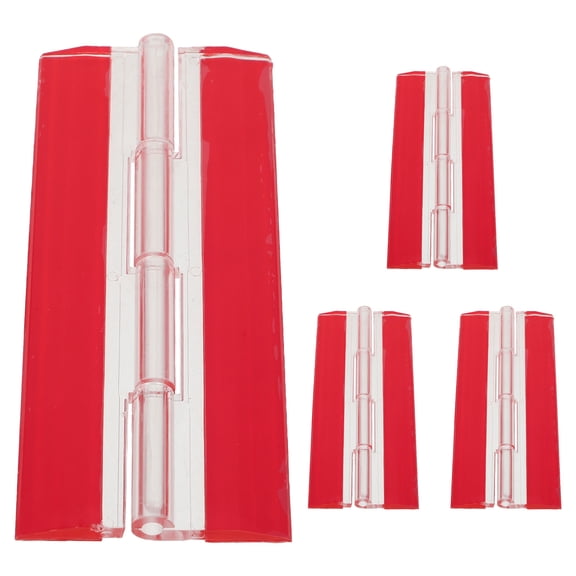 HONITANO Hidden Door Invisible Hardware Acrylic Transparent 4Pcs Folding Reusable