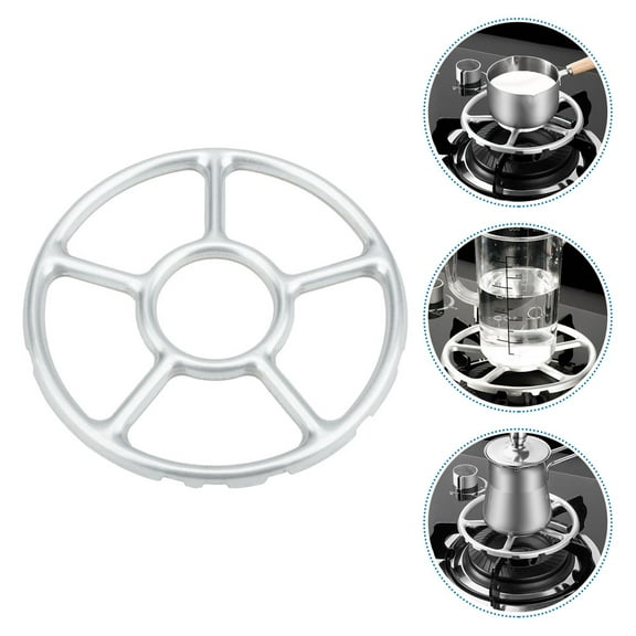 Masteelf 4pcs Non-Slip Wok Ring For Gas Burner Universal Gas Stove Rack Stand Cooktop Support Stove Top Holder Kitchen Stove Rack Stove Support Ring