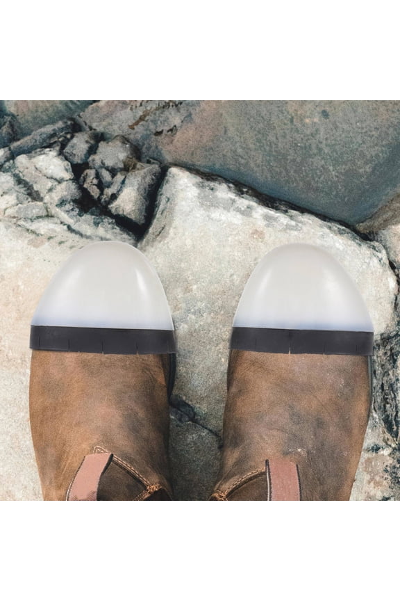 Masteelf 4pcs Safety Toe Cap Safety Shoes Toe Cap For Shoes Plastic Toe Insert For Boot Size 41