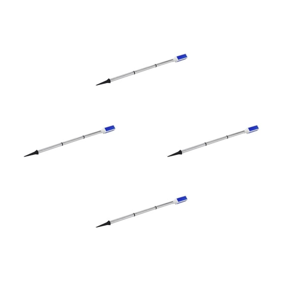 Masteelf Raindrops 4pcs Solar Pathway Lights Garden Markers Lamp Outdoor Walkway Sidewalk