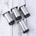 thumbnail image 1 of Masteelf 4pcs Stainless Steel Furniture Support Feet Adjustable Replacement Cabinet Legs Sofa Coffee Table Support Legs for Home (50x120mm), 1 of 8