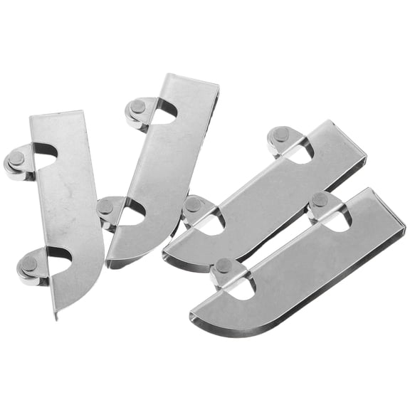 Masteelf 4pcs Thickened Sliding Door Track Wheels Track Guide Rail Pulley Stainless Steel Rollers For Wardrobe Barn Door Smooth And Silent Operation Door Slider