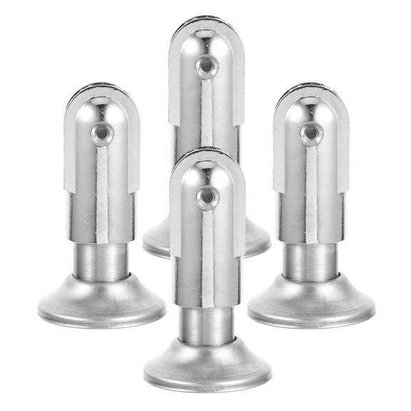 Masteelf 4-Pack Heavy Duty Metal Toilet Partition Brackets for Public Restroom Stall Dividers, and Strong Support