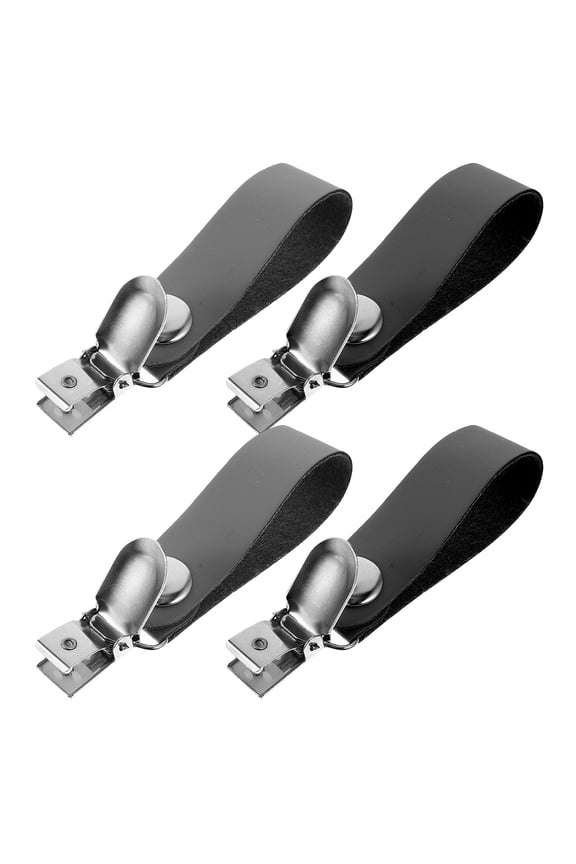 Portable Hat Clips for Travel with Carabiner Sturdy PU and Metal Material for Sun Hats and Straw Hats