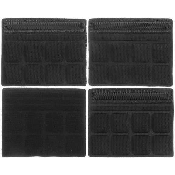 Masteelf 4pcs Universal Helmet Chin Pads Sponge Padding Replacement Lining Cushion Mat Liner For Cycling Bike Motorcycle Bicycle Riding