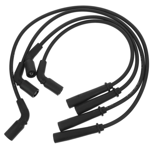 Masteelf 4pcs Vehicle Spark Plug Wire Spark Plug Auto Ignition Wire Vehicle Spark Coil And Plug