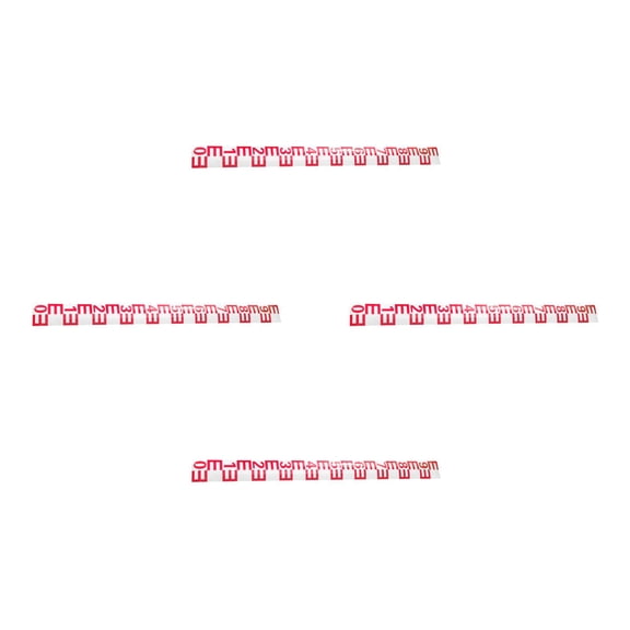 Masteelf 4pcs Water Level Indicator Water Level Gauge Sticker Reflective Sticker Simple Installation Self-Adhesive Water Level Measuring Tool