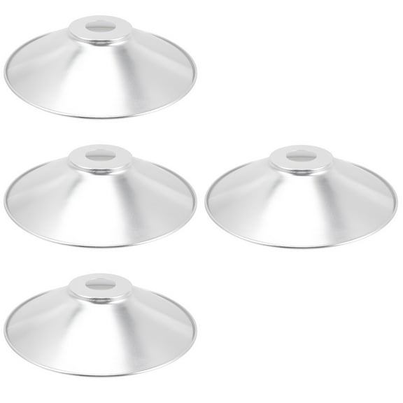 Masteelf 4pcs Waterproof Light Bulb Guard Aluminum Ceiling Lamp Cover Decorative Lamp Cover