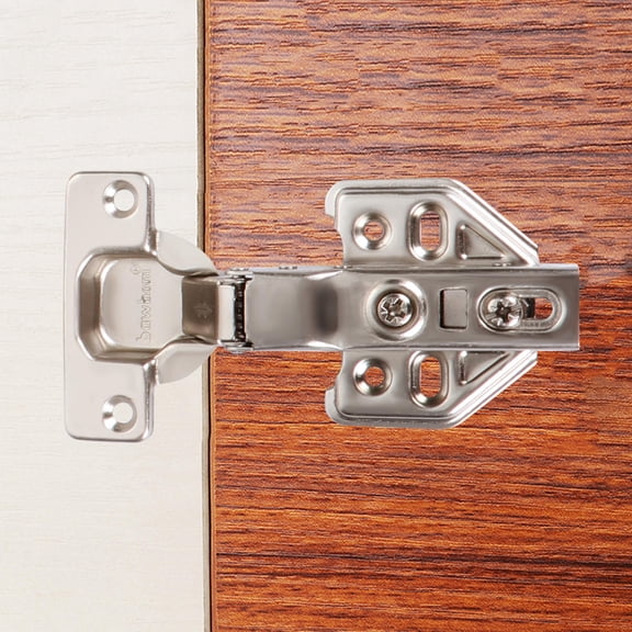 Masteelf 5 PCS Hydraulic Hinge Steel Furniture Hinges Kitchen Cabinet Door