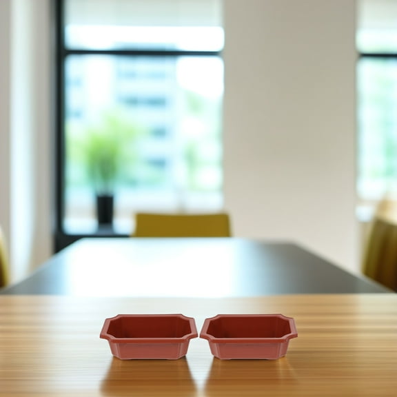 Masteelf 5 PCS Succulent Bonsai Planter Drainage Floral Containers Boxes Outdoor