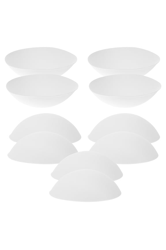 Masteelf 5 Pairs Women's White Bra Padding Inserts Chest Boost Pads for Enhanced Comfort and Shape
