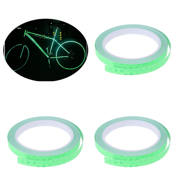 Masteelf 5-Pack Reflective Rim Tape Decals for Electric Bikes, Motorcycles - High Visibility Safety Strips for Wheel Enhancement