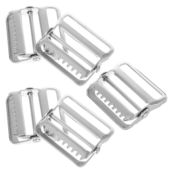 Masteelf 5 Pcs Belt Adjustment Buckle Hooks Modification Panel Track Golden