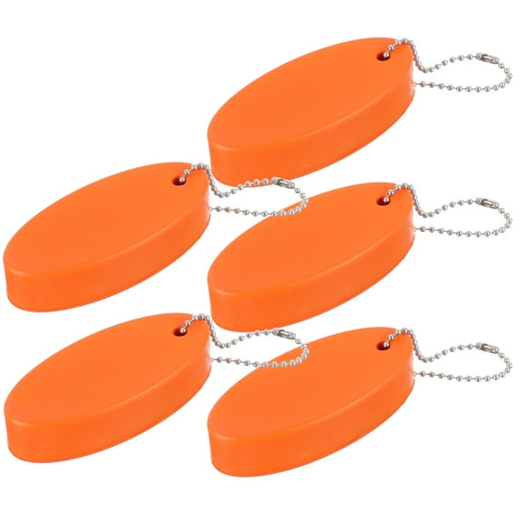 Masteelf 5 Pcs Boat Key Chain Buoy Keychain Key Pendant 8X3.5cm Orange