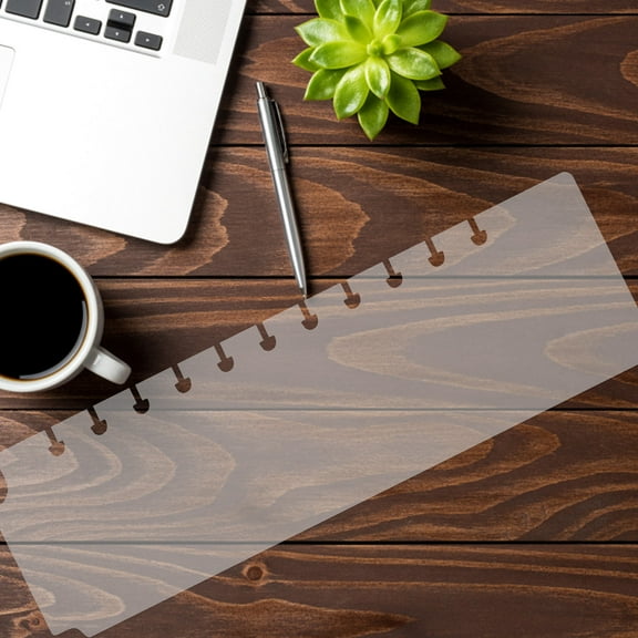 Masteelf  5 Pcs Bookmark for Spiral Planner Binder Subject Dividers Transparent