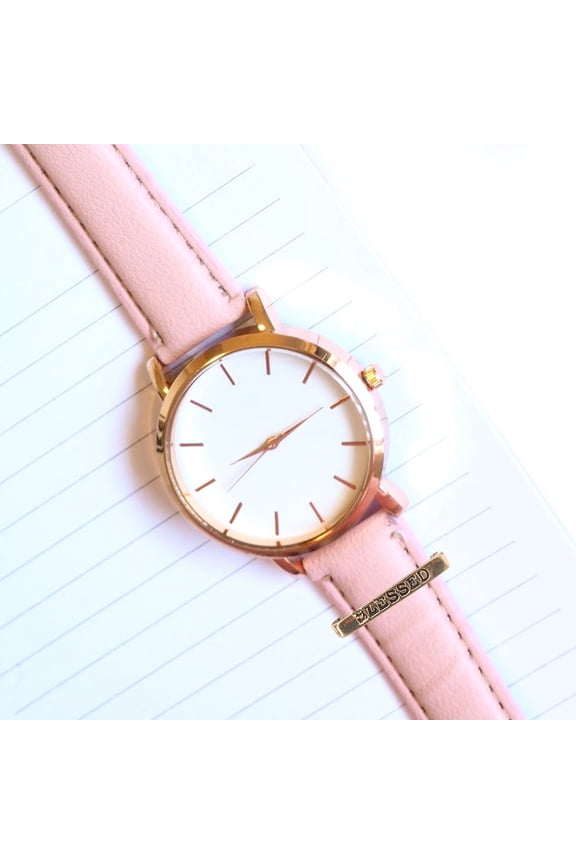 OFFIGAM Decorative Watchband Charms for Women, 5 Pieces Circular Fashionable Accessories for Smartwatches and Fitness Bands