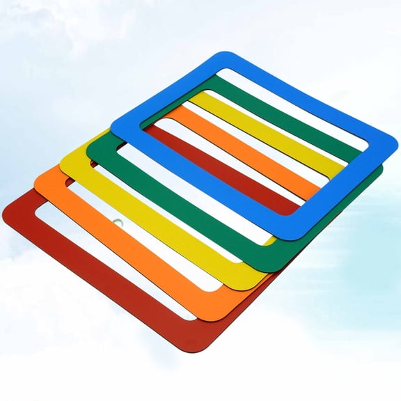 Masteelf 5 Pcs Fridge Photo Frame Stickers PVC Photo Frame 20.5X18.7CM