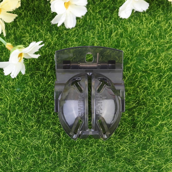 Masteelf 5 Pcs Golf Ball Marker Level Golf Marker Putting Tool 6x4.5x3.5cm Black