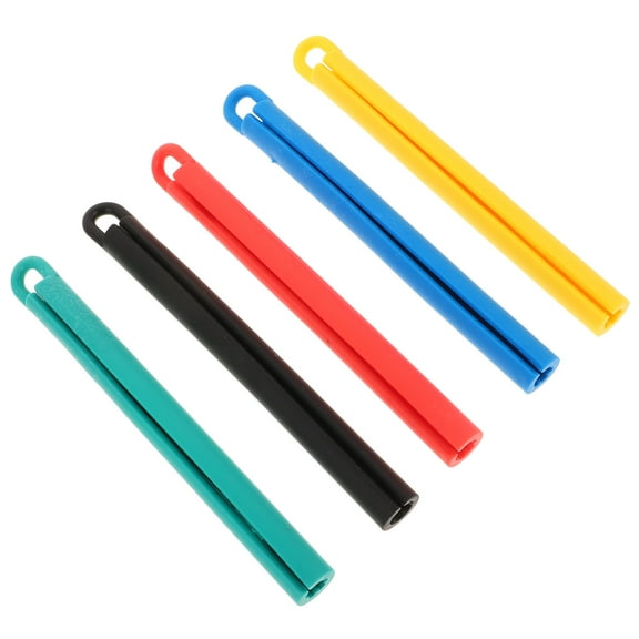 Masteelf 5 Pcs Pool Cue Holder Wall Mount Pool Stick Rack Billiard Accessories Organizer Cues Stick Hanging Holder For Snooker Billiard Table Board Cue Hook