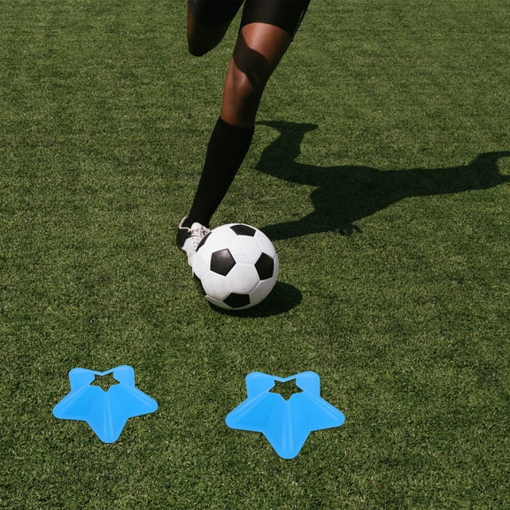 Masteelf 5 Pcs Soccer Cones for Drills Numbered Five-pointed Disc