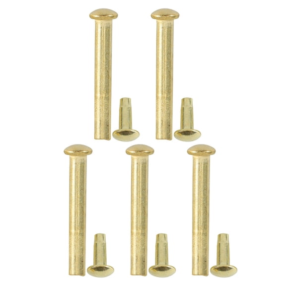 Masteelf 5 Set Replacement Fixer Nail Accessories 2.10X0.50X0.50CM Golden