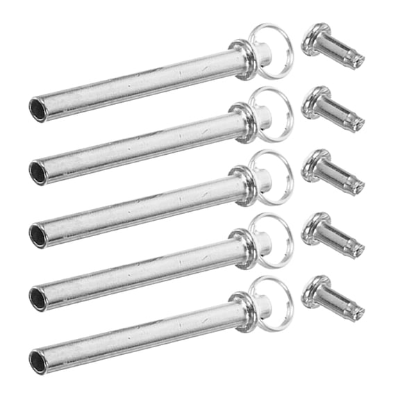 Masteelf 5 Sets Hand Fan Repair Kit Metal Shaft Rivets And Nuts Fasteners Diy Folding Fans Handmade Paper Fans Replacement Accessories