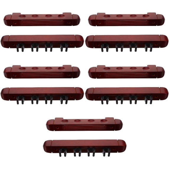 Masteelf 5 Sets of Pool Stick Rack Pool Cue Holders Billiard Cue Mount Cue Holder Pole Rack Cue Stand