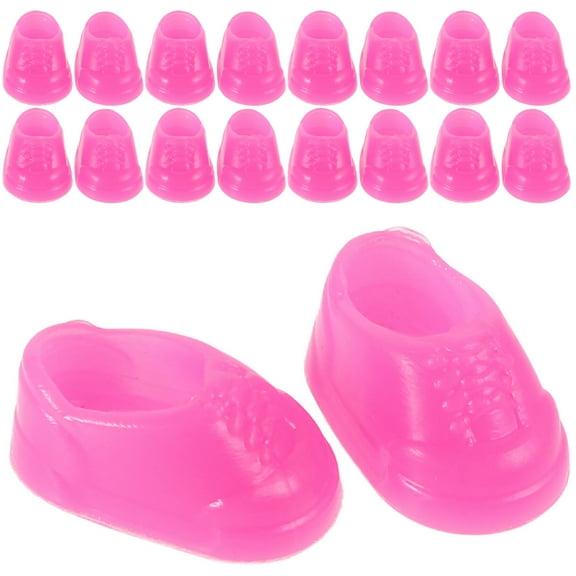 Masteelf 50 Pairs Babydoll Accessories Children House Children's Food and Play Rosy