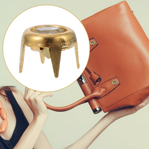 Masteelf 50 Pcs Four Claw Drill Nail Rivets Metal Leathercraft Belt Accessories Garment