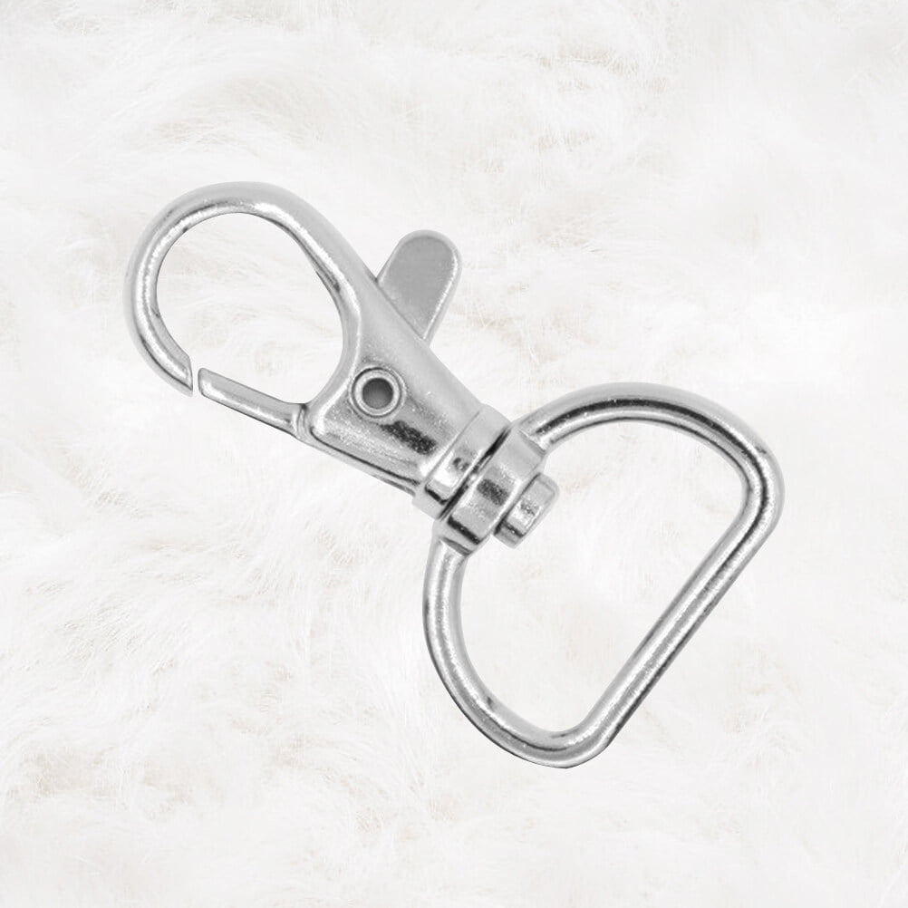 Masteelf 50 Pcs Heavy Duty Key Hooks with Swivel D-rings Firm Snap ...