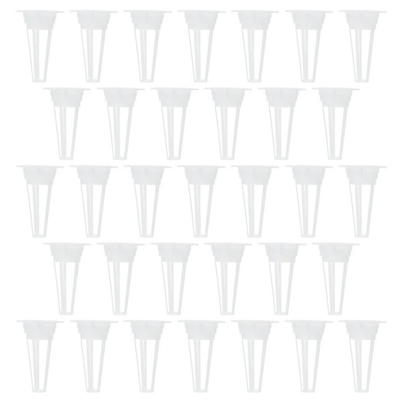 Masteelf  50 Pcs Plant Growing Cups Germination Hydroponic Plants Pots White