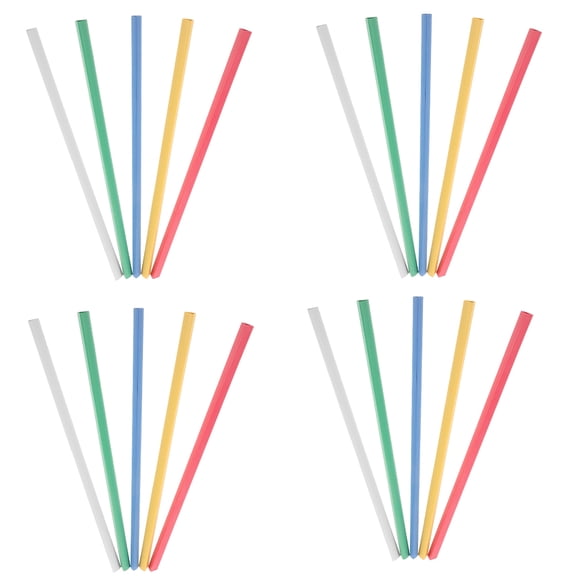 Masteelf 50 Pcs Plastic Slide Binder for Book Pull Rod Clips Bars Grip Office