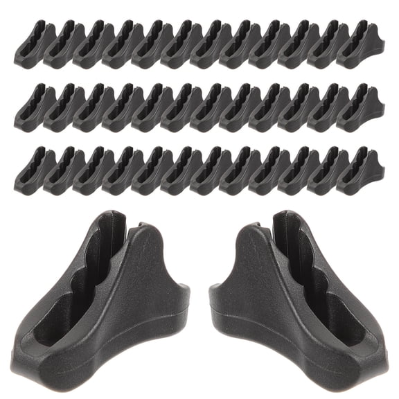 Masteelf 50 Pcs Portable Rope Adjusters and Fixers for Outdoor Tent Camping Gear and Hiking Accessories