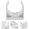 thumbnail image 1 of Masteelf  50 Pcs Riding Horse Clamp PVC Saddle Clamps Heavy Duty Pipe Fasten White, 1 of 8